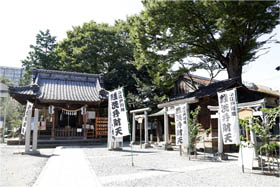 写真: 川越熊野神社の境内
